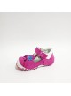 Sanbe Fuşya Pembe Hakiki Deri Tam Ortopedik İlk Adım Kız Bebek Ayakkabısı